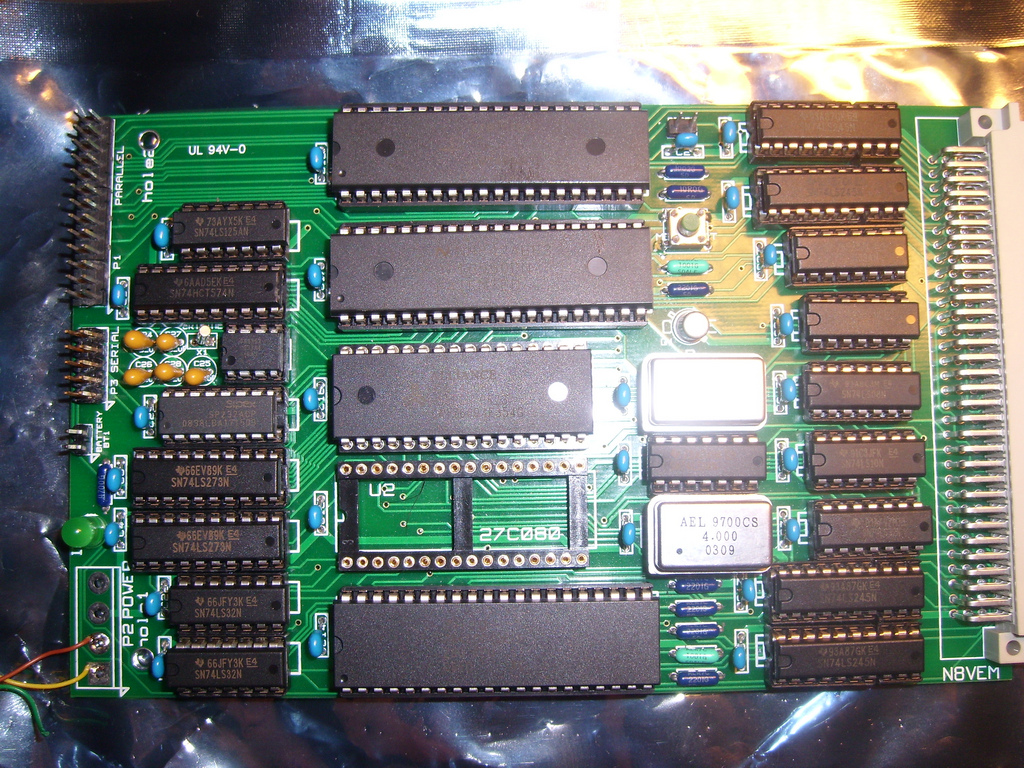 SBC Z80, with Aerospace grade(?) resistors for fun